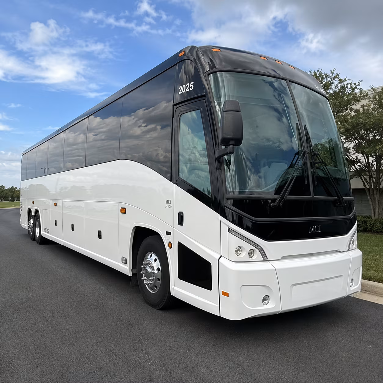 mesa charter bus rental exterior