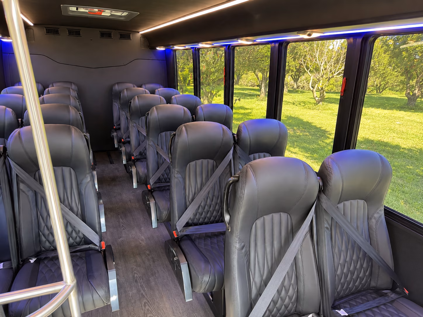 mesa easy corporate transportation with a mesa charter bus