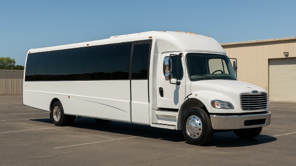 Exterior of Charter Bus Company Casa Grande's 20 Passenger Mini bus in Casa Grande