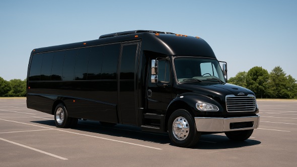 Exterior of Charter Bus Company Casa Grande's 25 Passenger Mini bus in Casa Grande