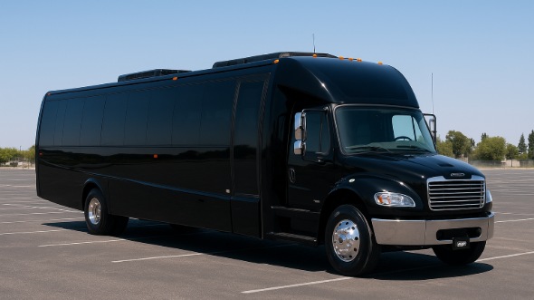 Exterior of Charter Bus Company Casa Grande's 35 Passenger Minibus in Casa Grande
