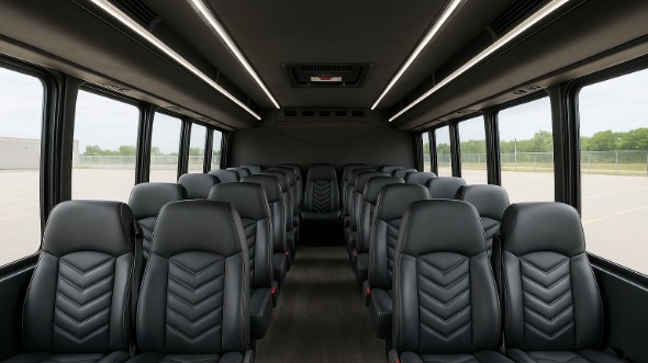 casa grande 25 passenger minibus interior