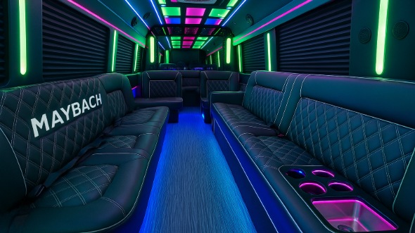 casa grande party bus rental inside